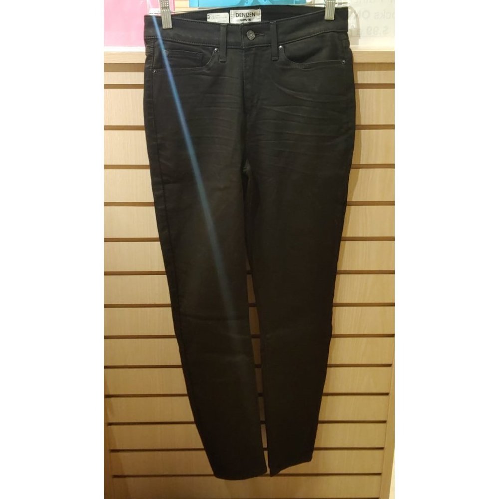 DENİZEN Levi's Women's High-Rise Skinny Jeans --Black - Picture 4 of 9